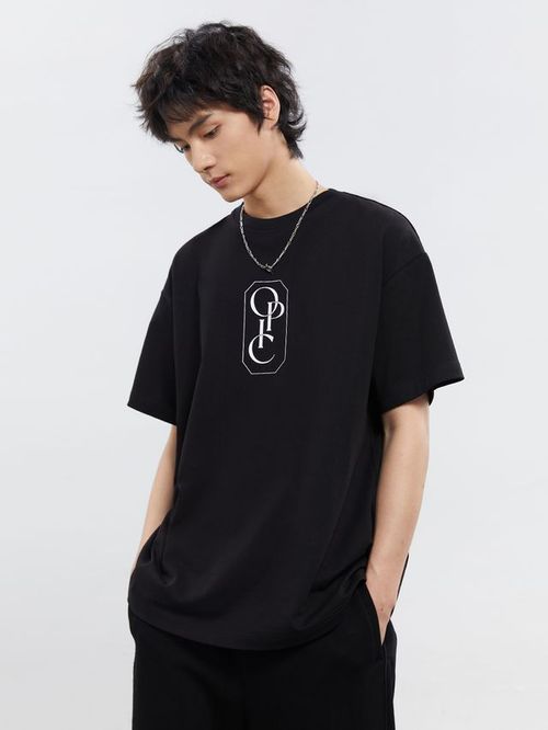 OPICLOTH 미니멀 로고 티셔츠 (2 컬러)