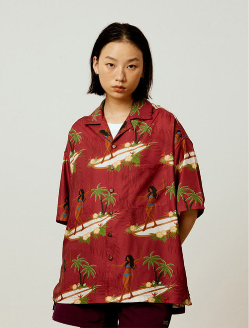 MOUNTAINFEVER 서퍼 하와이안 셔츠 (2 컬러)