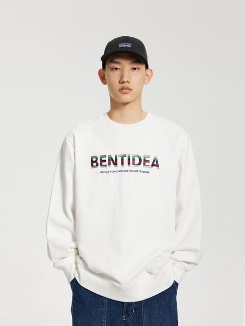 BENTIDEA 컬러 로고 스웨트셔츠 (2 컬러)
