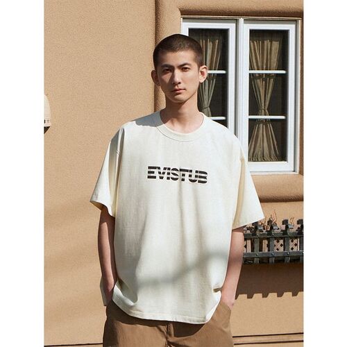 EVISTUB 로고 프린팅 티셔츠 (3 컬러)