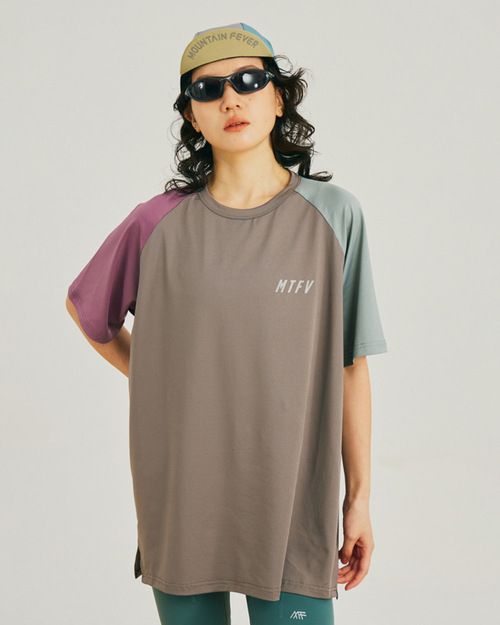 MOUNTAINFEVER 컬러블록 퀵드라이 티셔츠 (2 컬러)