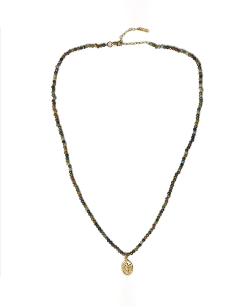 LOTUSMANN Turquoise Silver Gold-plated Necklace (2 컬러)
