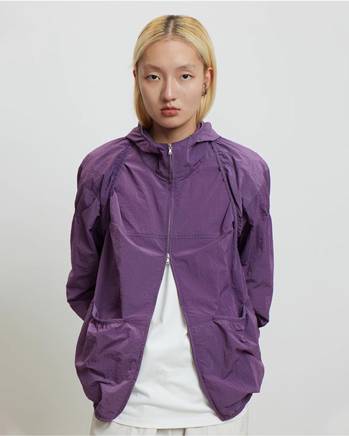 CONP Pleated fitted jacket (퍼플)