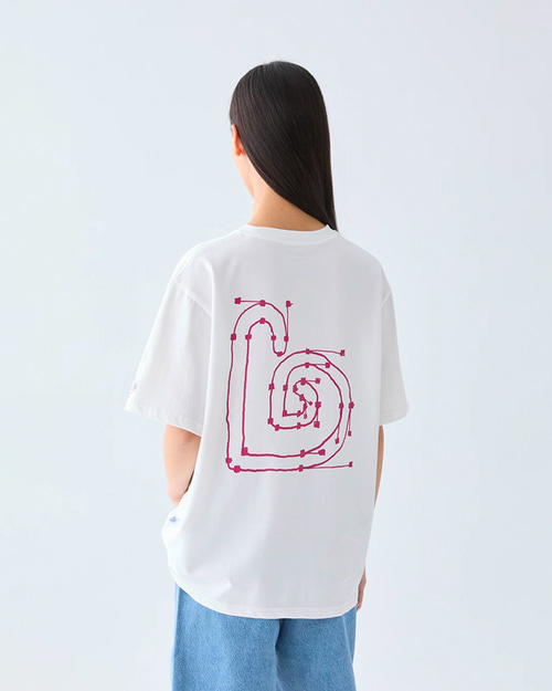BENTIDEA 하트 로고 티셔츠 (4 컬러)